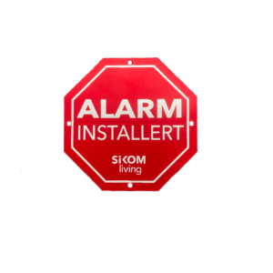 Alarm Installert Skilt